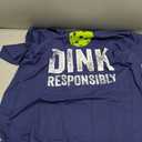 Funny Pickleball Team Clothing - Dink Responsibly T-Shirt Small