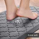 Kitchen Mat [2 PCS] Cushioned Anti-Fatigue Floor Mat, Waterproof Non-Skid Ergonomic Comfort Foam Rugs, Standing Mat for Kitchen, Floor, Office, Sink, Laundry(Grey) (17.3"x29"+17.3"x47")