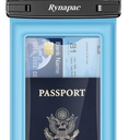 Up to 8.5"] Floating Waterproof Phone Pouc Waterproof Phone Case with Lanyard for iPhone 16 15 14 Pro Max, Galaxy S24+ S23 S22, IPX8 Cellphone Dry Bag, Beach Essentials Travel Must Haves 50 PACK