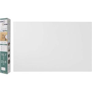 Silicone Mat for Kitchen Counter, Heat Resistant Nonskid Table Mat for Air Fryer to Site on, Countertop Protector, Thick 2MM, XL Large (White Translucent)