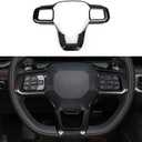 Youtaiche Car ABS Carbon Fiber Trim Decal Sticker Interior Trim Cover Accessories for 2024 2025 2026 Ford Mustang