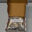 AKATVA Gold Christmas Ornaments Set  Vintage Christmas Decor for Tree  Gold Christmas Bells  Christmas Tree Ornaments for Holiday Season  Rustic Bells Hanging Ornaments  Set of 6 Pieces (6 pcs Cone Shape)