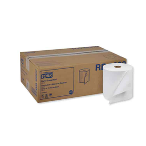 Tork Hand Towel Roll White H21, 1 Ply, 7.80" Roll Diameter, 1 15/16" Core, White, Fiber, 6 / Carton