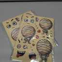 2 x X-Protector Halloween Make a Face Stickers for Kids - Halloween Sticker Activity Crafts - 27 Unique Character Face Stickers for Kids - Bulk Halloween Goodie Bag Stuffers & Party Favors! (9 Big Sheets)
