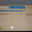 Oval LED Bathroom Mirror, 26"x 42" Frameless LED Mirror with Front Light and Backlit, Anti-Fog, Dimmable Modern Wall Mounted Lighted Mirror, Pill-Shaped Smart Mirror Bathroom