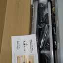 31in Wireless Wall Sconces Set of Two, [Creates Sunset Glow Ambiance] Dimmable 2700K6000K with 8000mAh Battery & Display, Touch/Remote Control, Rechargeable Wall Lamps for Home Decor  Black