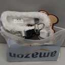 PUPTECK Plush Dog Harness and Leash Set for Small Dogs No Pull Step-in Soft Mesh Puppy Cat Winter Vest Harnesses Reflective at Night Warm, Plush Grey, XS (XS(CHEST 13"-14.5", 3-9 lbs))