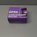 Rechargeable Black Light, Battery Powered Blacklight, Cordless 395nm Ultraviolet Flood Light for Neon Glow Party,Halloween,Body Painting,2 Packs