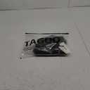 Tagoo Women's Stretchy Faux Leather Leggings Pants, Sexy Red High Waisted Tights (Large, Black)