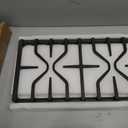 WB31X27151 Center Grate Replacement for GE Stove Parts WB31X24736 Cast Iron Range Grate General Electric Gas Range Grate Cast Iron Surface Burner Grate GE Cooktop Parts Stove Top Grate