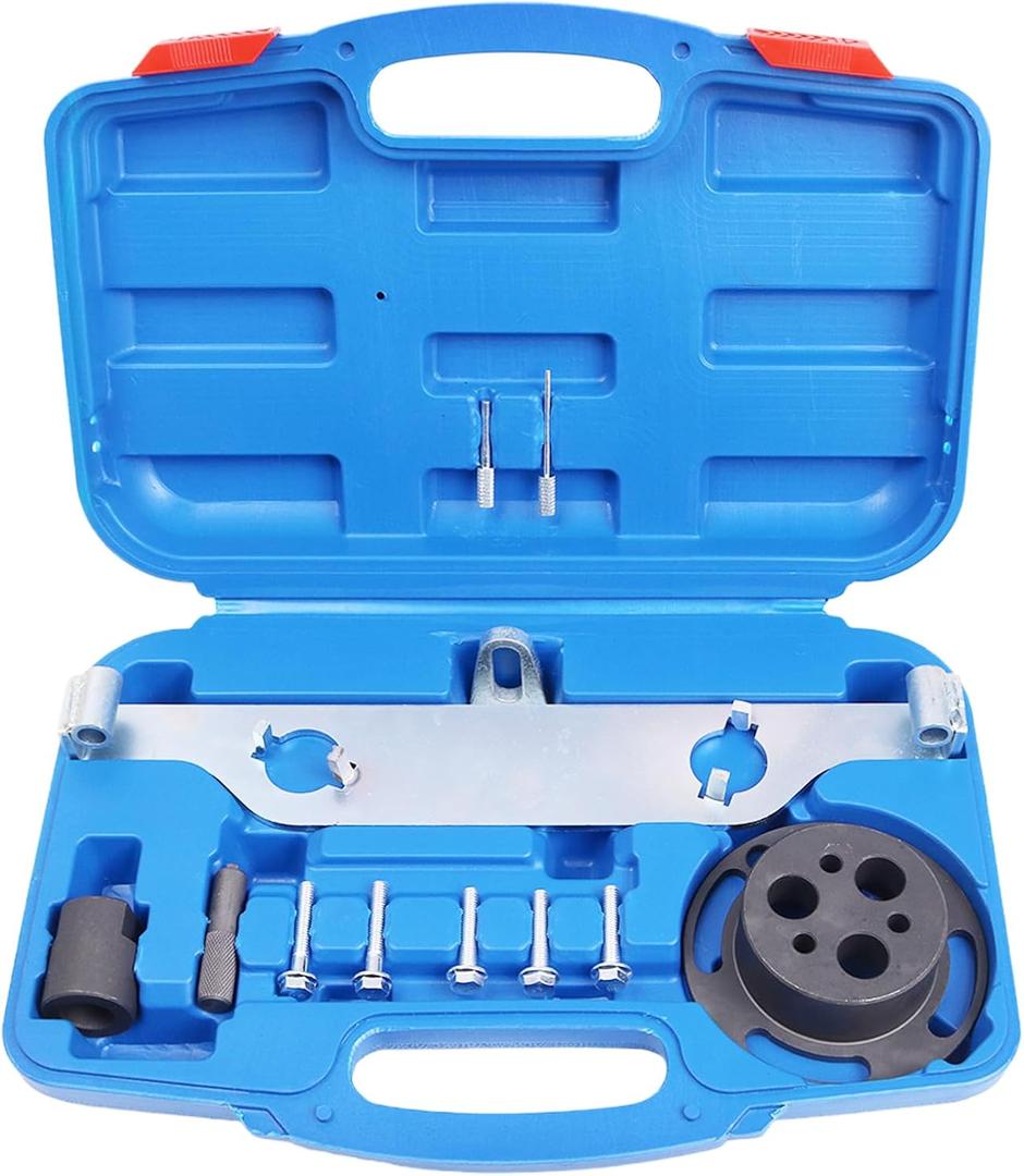 Camshaft Actuator Timing Water Pump Sprocket Retainer Locking Tool Kit EN48953 EN-48953 Compatible with GM Ecotec 2.0L 2.4L Engine 2010 Buick Lacrosse Chevrolet Equinox GMC Terrian