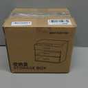 Makeup Organizer for Vanity,Vanity Organizer with 2 Drawers,Makeup&skincare Organizers Countertop,Cosmetic Display Case,Vanity Storage Box(Cream)