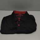 J.VER Men's Casual Long Sleeve Stretch Dress Shirt Wrinkle-Free Regular Fit Button Down Shirts, Large Tall, Black 