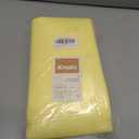 KMAKII 80 Pack Disposable Dish Cloths Heavy Duty Reusable Cleaning Wipes Dish Rags For Kitchen, 14 x 21 inches - Yellow