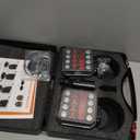 Wireless Trailer Lights, Rechargeable Magnetic LED Trailer Lights with Reverse Light, Portable Wireless Tow Tail Light Kit for Trucks, Boats, RVs, Campers (Dark Black)