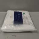 Linteum Textile Percale Flat Bed Sheets - 1 Pack, 108x110 Inches - King White Cotton Blended Top Sheet 200 Thread Count, Shrinkage & Fade Resistant - Ideal for Hotel, Motel & Rental Properties