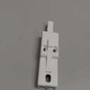 Prime-Line U 9868 White Plastic Sliding Door Lock with Bushing (Single Pack)