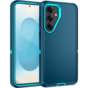 for Samsung Galaxy S26 Plus Case [Shockproof] [3-Layer][Military-Grade] Full Body Protection Rugged Heavy Duty Cover Case for Galaxy S26+ 5G,Turquoise