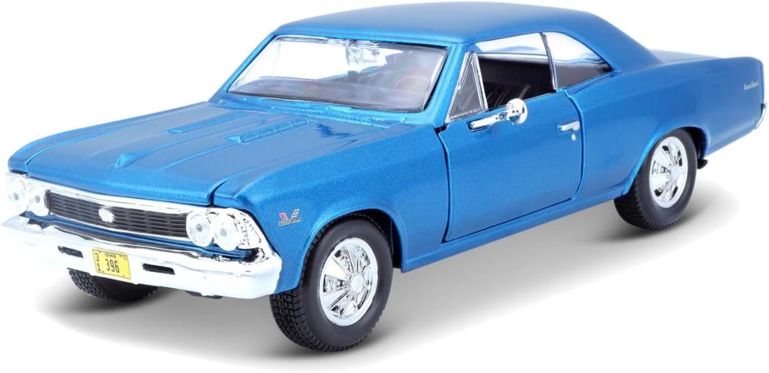 Maisto 1:24 1966 Chevy Chevelle SS 396 Model Car, Multicolor