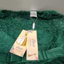 IBTOM CASTLE Girls Embroidery Tulle Lace Bridesmaid Dress Long A Line Wedding Pageant Dresses Birthday Party Formal Dance Evening Gown Dark Green 5-6 Years, Size 130