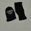 Volleyball Arm Sleeves, Passing Hitting Volleyball Passing Forearm Sleeves Protective Wrist Pads & Thumb Holes Volleyball Arm Guards Protection Gloves for Women Men Teen Youth(Black)