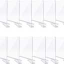 Clear Acrylic Shelf Dividers, Closet Shelf Divider and Closet Separator for Organization in Bedroom, Kitchen and Office Plastic Shelves 12 PCS
