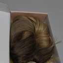 MINSEEYOO Ombre Blonde Wig with Bangs for Women Long Ombre Blonde Wavy Wigs 26 Inch Blonde Wigs Natural Looking Heat Resistant Synthetic Wig for Daily Party Use