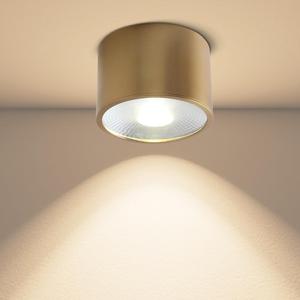 Sedelan Brass Ceiling Spot Lights Indoor, LED Ceiling Spot Light, Cylinder Mini Ceiling Spotlight, Dimmable Ceiling Lights for Kitchen Hallway Dining Room Foyer, 4500K 7W