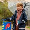 RIGWARL Kids Winter Gloves Boys Girls, Water-Repellent Warm Thermal Youth Gloves, Touchscreen Anti-Slip for Teens 3-15 Years (Large, Blue)