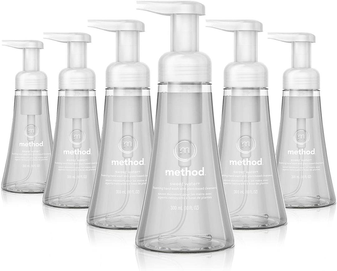 Method Foaming Hand Soap, Sweet Water, Paraben and Phthalate Free, 10 Fl Oz (Pack of 6)