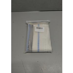 Coastal Blue Boho Throw Pillow Covers 18x18 Inch Farmhouse Decorative Striped Cushion Cases Accent Pillows Square Rustic Textured Woven Neutral Pillowcase for Sofa Couch Bed Living Room,Pack of 1