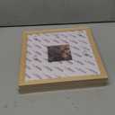 KINLINK 11x11 Picture Frame, Natural Square Solid Wood Frames for Pictures 4x4 and 8x8 with Mat or 11x11 without Mat, Wall and Tabletop Display Photo Frames Natural Wood 4 Pack