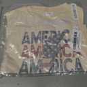 Toddler Boys Girls 4th of July T-Shirt America America America Lightning Bolt Kids Shirt Independence Day Top(1-2T,Beige America Lightning) (Beige)