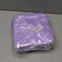 Pack of 3 Insulated Nylon Lunch Box for Girls, Kids, and Women-Stylish Purple Preppy Large Lunch Bag with Adjustable Strap and Chenille Letter 'J', Tote for School, Travel, and Picnics-Ideal Preppy Stuff Choice