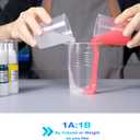 BBDINO Silicone Mold Making Kit 20A Silicone for Mold Making, Silicone Mold Making Translucent 38.8 Oz, 1A:1B by Volume, Liquid Silicone for Molds Making of Resin, Soap, Wax, Clay, Concrete etc.