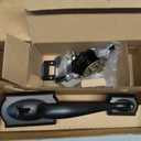 Schlage F60 ADD 622 GEO Addison Front Entry Handleset with Georgian Knob, Deadbolt Keyed 1 Side, Matte Black