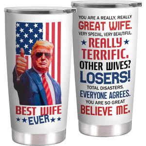 Gifts for Wife from Husband - Wedding Anniversary for Women, Mothers Day, Christmas, Anniversary Birthday Gifts Ideas for Wife - Romantic Love Gift for Her - 20 oz Stainless Steel Tumbler