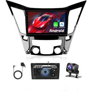 Heat Dissipation 2+64G Android Car Radio for Hyundai Sonata 2010 2011 2012 2013 2014 2015 Wireless CarPlay Android Auto 9 inch IPS Touch Screen Stereo DSP Bluetooth GPS WiFi Backup Camera