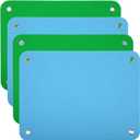 Yunsailing 4 Pieces Felt Board for Toddlers Classroom Flannel Board Stories for Preschool Homeschooling, Kids Felt Story Activity Wall Hanging Children Birthday Gifts, 11.8 x 15.75 Inch, 2 Colors (Blue, Green)