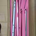 Gymnastics Bar for Kids, Adjustable Height Gymnastic Horizontal Bars, Folding Gymnastic Junior Training Monkey Bars Equipment for Home Indoor/Outdoor Using, Pink