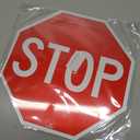 2-pack Stop Signs Red Stop Signage Aluminum Traffic Sign Warning Sign with 2 Pre-drilled Mount Holes, 30 X 30 cm