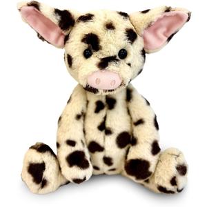 World's Softest Plush Stuffed Animal for Baby, Toddler, Kids, Adults - Adorable Toy Made from Kid-Friendly, Quality Materials - Lushee Spots Piggy, 16"