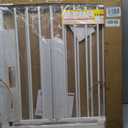 InnoTruth 29.6-50.1 in Extra Wide Baby Gate for Stairs and Doorways, White