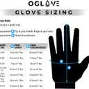 OGLOVE Kids Waterproof Soccer Field Gloves Thermal Youth Sports Gloves with Anti-Slip Grip and Touchscreen for Soccer, Lacrosse, Running and Cold Weather (Black, M)