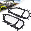 StarknightMT RZR 1000 XP Cab Enclosure Upper Doors, RZR 2 Seat Soft Side Windows With Zipper Vent Compatible With Polaris 2014-2023 RZR 1000 XP/TURBO RZR 1000 XP Accessories