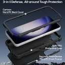 Heavy Duty for Samsung Galaxy S23 Case - Compatible with MagSafe Shockproof Protective Rugged Magnetic Men Military Grade Shock Drop Proof Durable Phone Cover Funda for S23 Case, Tech