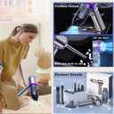 Airified Pro Car Vacuum, 3 in 1 New Pro V2 Portable 29000 Pa Suction Air Blower/Car Vacuum, Rechargeable High Power Cordless Vacuum Cleaner for Home, Long Lasting Battery Mini Vacuum Cleaner