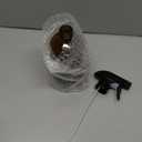 Glass Spray Bottle with Silicone Sleeve Protection, Amber Glass Spray Bottle Set for Window Cleaner Aromatherapy Facial Hydration Watering Flowers Hair Care 2 Pack/16 oz (Black & Brown)