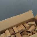 Smoker Chunks, 12-14 lbs for Grilling, Smoking, and Wood Fire Cooking ~ 2 x 3 Inches, (Oak, 790 Cu in.)