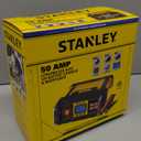 STANLEY BC50BS Fully Automatic 15 Amp 12V Bench Battery Charger/Maintainer with 50A Engine Start, Alternator Check